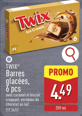Offre: Barres glacées