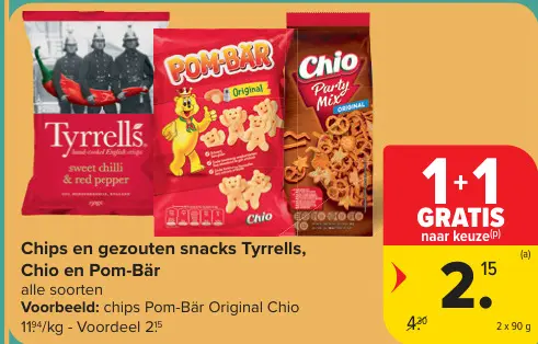 Promotie: Chips en gezouten snacks