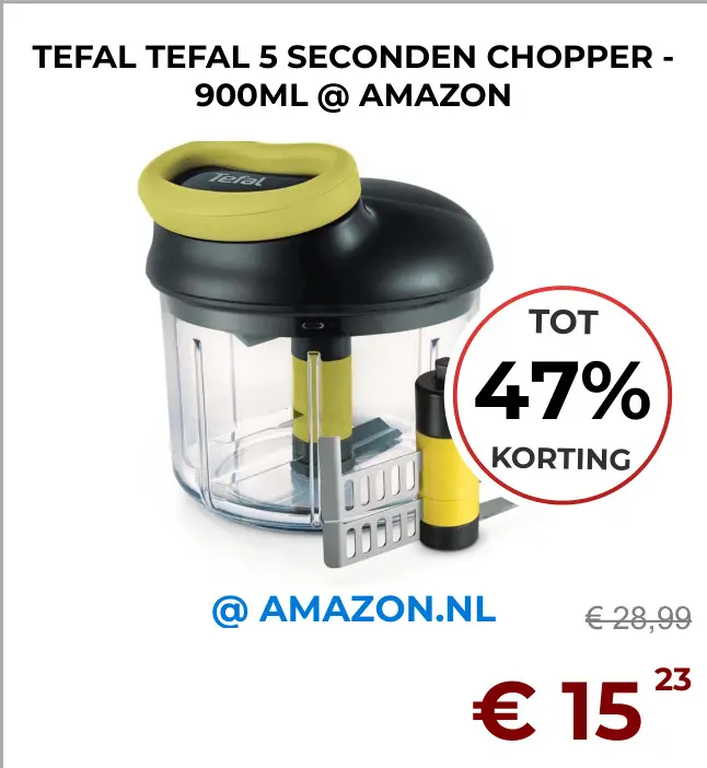 Aanbieding: 5 seconden chopper