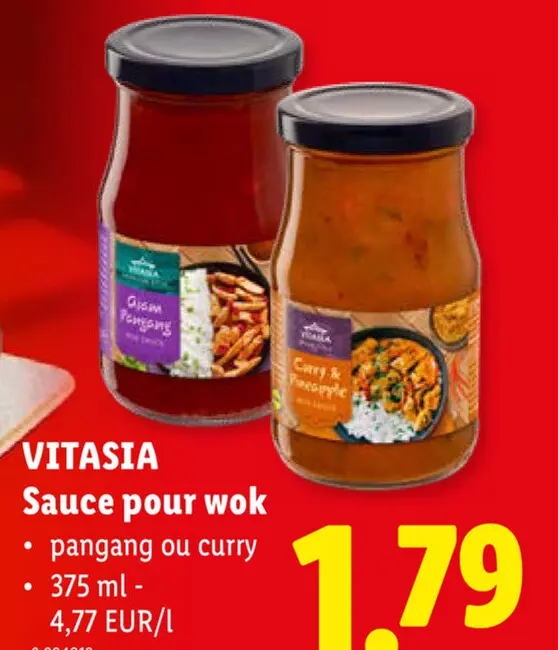 Offre: Sauce pour wok