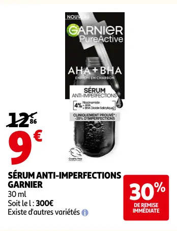 Offre: Sérum anti-imperfections