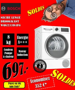 Offre: Seche linge droogkast wqg233d4fg