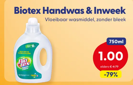 Aanbieding: Biotex Handwas & Inweek