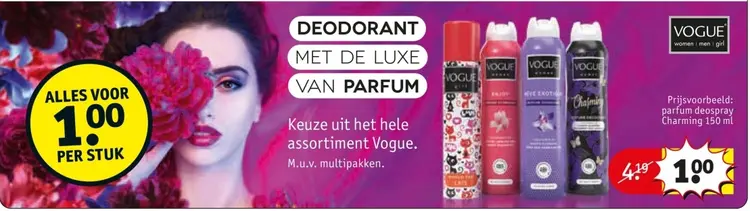 Aanbieding: Deodorant met de luxe van parfum