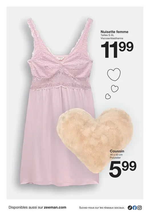 Offre: Nuisette femme