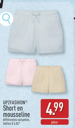 Offre: Short en mousseline