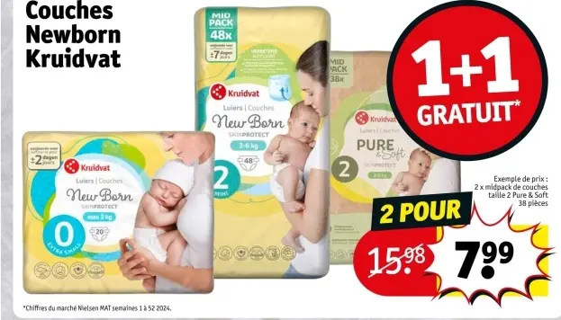 Offre: Couches Newborn