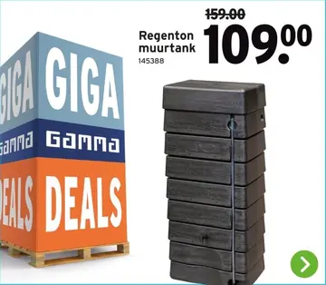 Aanbieding: Regenton muurtank