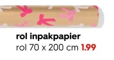 Aanbieding: rol inpakpapier