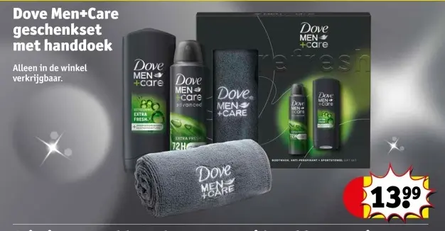 Aanbieding: Dove Men+Care geschenkset met handdoek