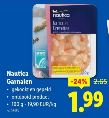 Promotie: Garnalen Crevettes