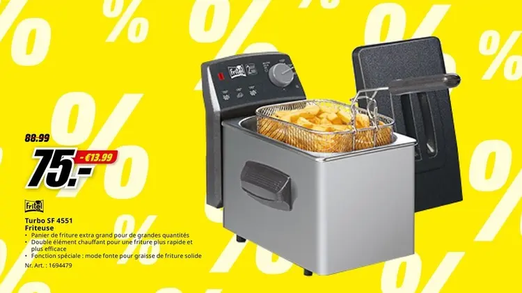 Offre: Turbo SF 4551 Friteuse