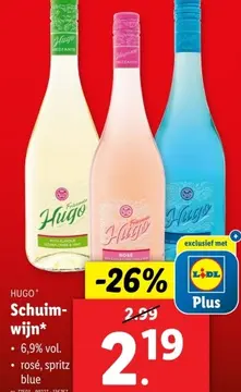 Aanbieding: HUGO Schuimwijn*