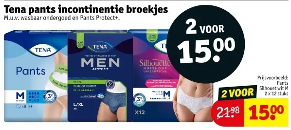 Aanbieding: Pants incontinentie broekjes