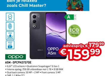 Aanbieding: Oppo a5m-opcph2727de