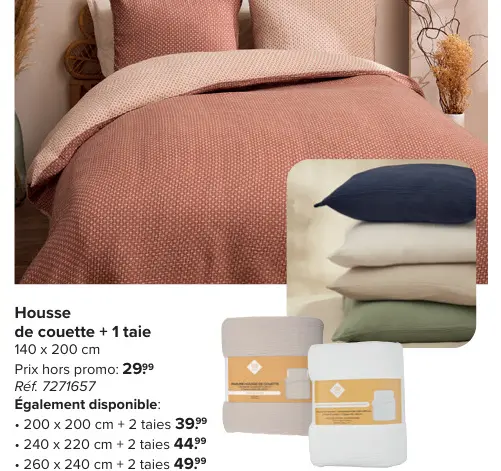 Offre: Housse de couette