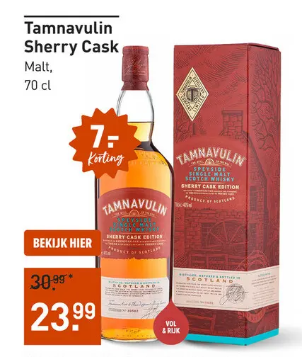 Aanbieding: Tamnavulin Sherry Cask