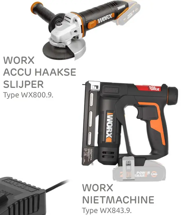 Aanbieding: Accu haakse slijper