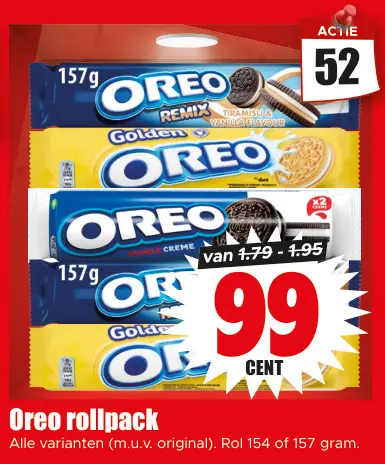Aanbieding: Oreo rollpack