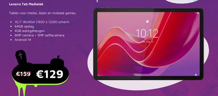 Aanbieding: Lenovo Tab Mediatek