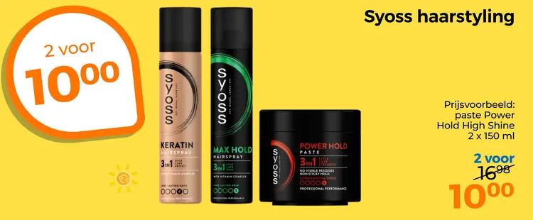 Aanbieding: Syoss haarstyling