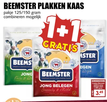 Aanbieding: Beemster plakken kaas