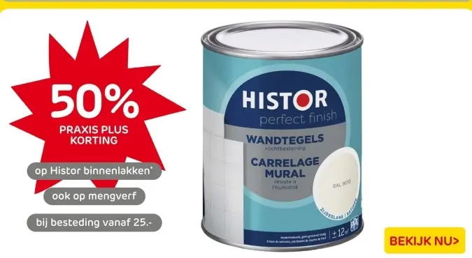 Aanbieding: Histor Perfect Finish Wandtegels