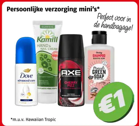 Aanbieding: Persoonlijke verzorging mini's
