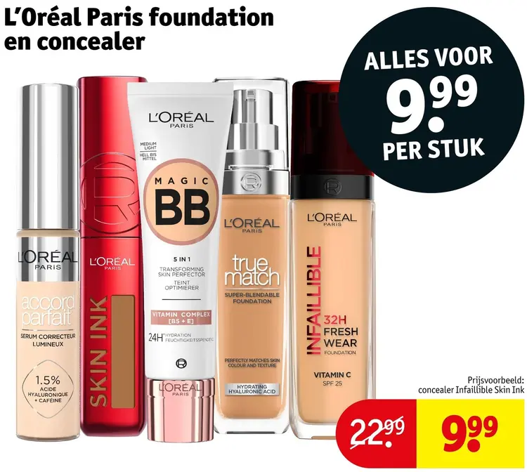 Aanbieding: Foundation en concealer