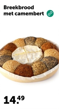 Aanbieding: Breekbrood met camembert