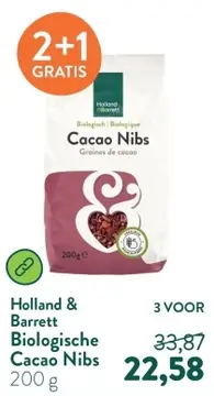 Aanbieding: Holland & Barrett Biologische Cacao Nibs
