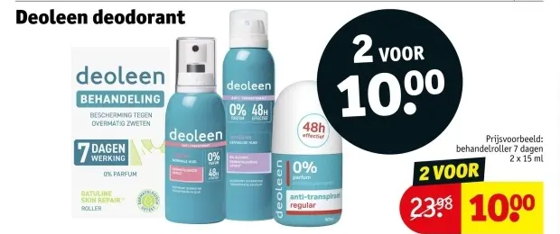 Aanbieding: Deoleen deodorant