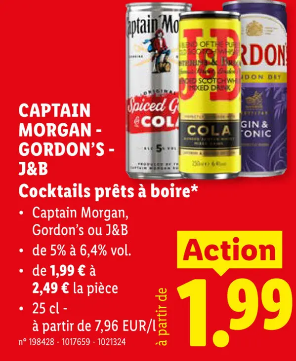 Offre: Cocktails prêts à boire