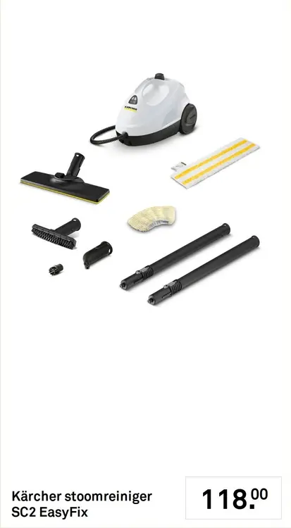 Aanbieding: Stoomreiniger SC2 EasyFix