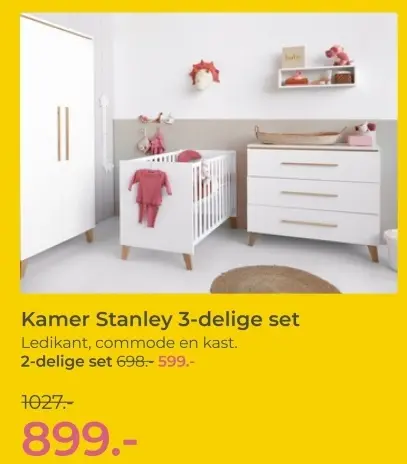 Aanbieding: Kinderkamer Stanley 3-delige set