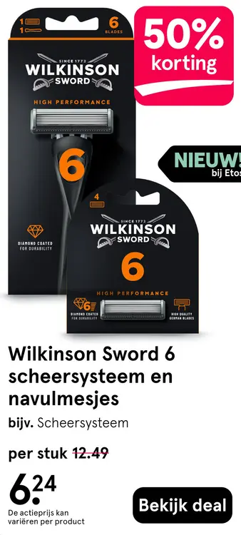 Aanbieding: Scheersysteem en navulmesjes