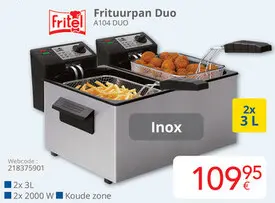 Promotie: Frituurpan Duo