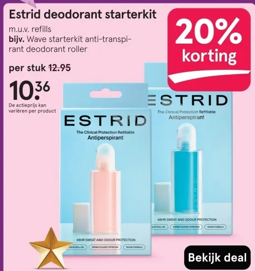 Aanbieding: Estrid deodorant starterkit