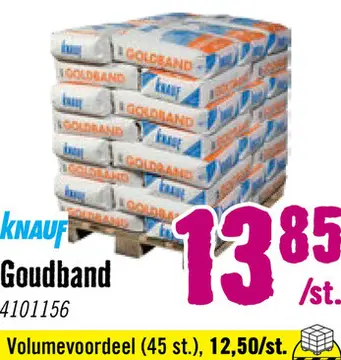 Aanbieding: KNAUF Handpleister Goldband E 25 kg