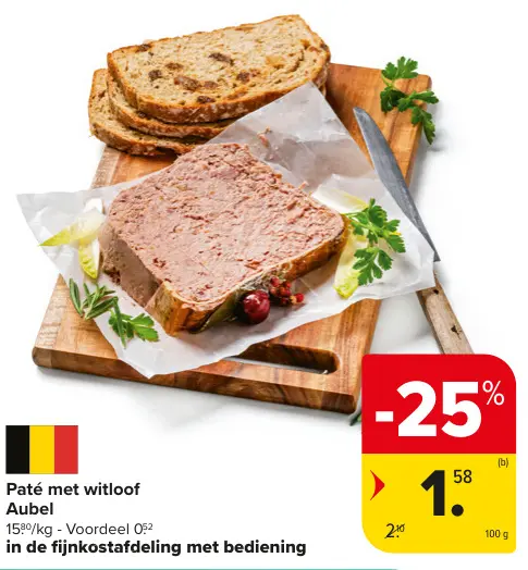 Promotie: Paté met witloof