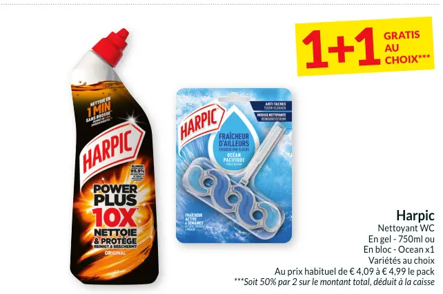 Offre: Harpic Nettoyant WC
