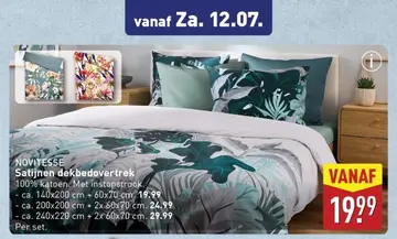 Aanbieding: Satijnen dekbedovertrek