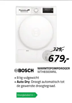Aanbieding: WARMTEPOMPDROGER