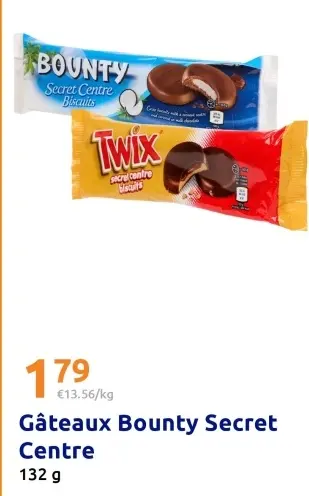 Offre: Gâteaux Bounty Secret Centre