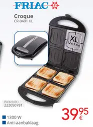 Promotie: Croque CR-0401 XL