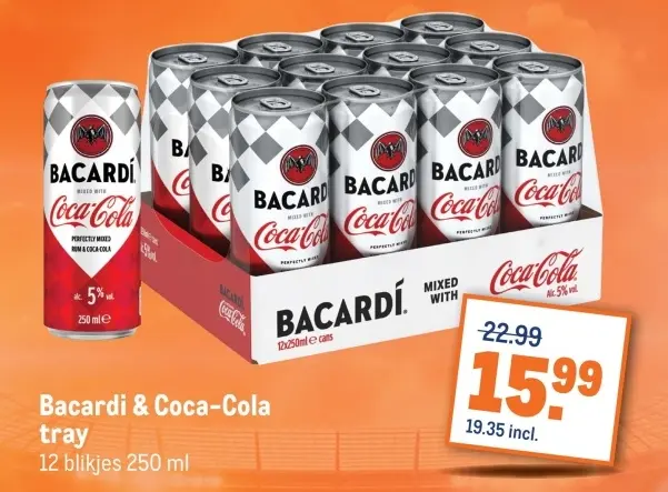 Aanbieding: Bacardi & Coca-Cola