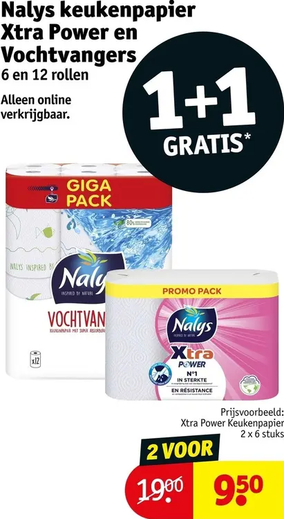 Aanbieding: Keukenpapier Xtra Power en Vochtvangers