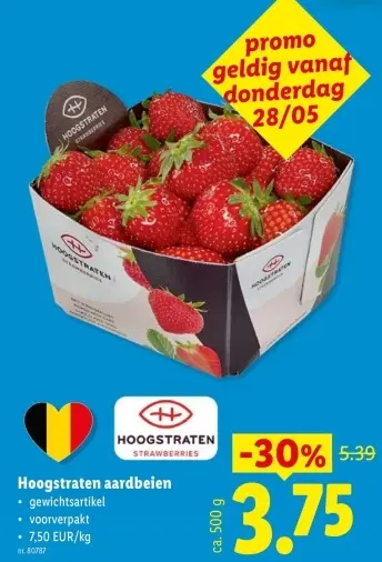 Promotie: Hoogstraten aardbeien