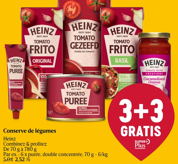 Offre: Conserve de légumes