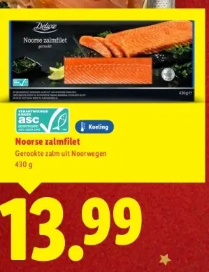 Aanbieding: Noorse zalmfilet